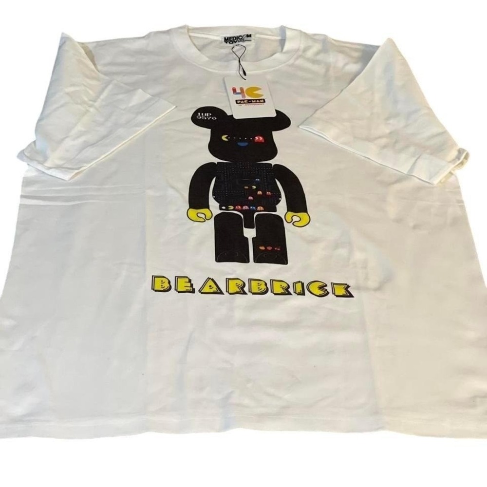 BE@RBRICK x Pac-Man Graphic T Shirt NWT Mens XL Retro Streetwear Tee